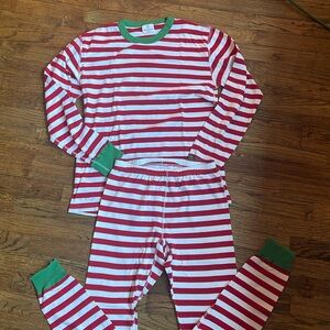 New Hanna Anderson Men’s striped PJ set
